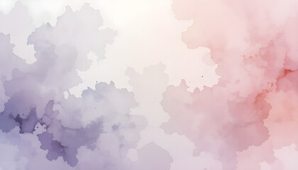 Obraz premium Dreamy Watercolor Wash in Soft Pastels for Serene Backgrounds, abstract watercolor background