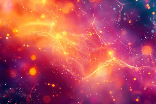 Abstract Magneta Background, Generative AI