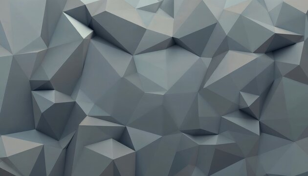 Abstract Geometric Grey Low Poly Background Modern Minimalist Design - Powered by Adobe