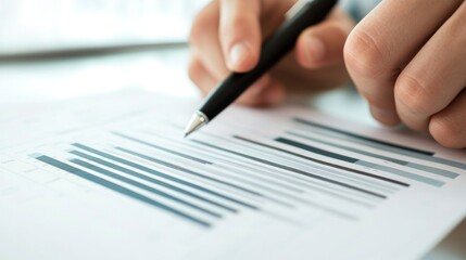 Analyzing Business Data: A Close-Up on Financial Report with Graph