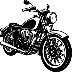 motorcycle classic silhouette