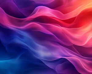 Fototapeta premium Abstract background with vibrant gradient flows and dynamic textures. Featuring reds, blues, and purples. Ideal for energetic design projects.