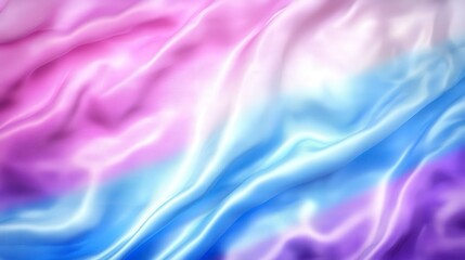 Obraz premium Elegant Soft Silk Fabric Texture in Shades of Pink and Blue