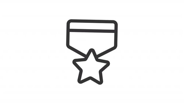 Badge animation icons for social media, presentations, videos, websites, etc. No background, Alpha channel.