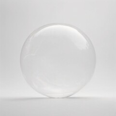 Beautiful round bubbles on a white background for water to cut and paste.