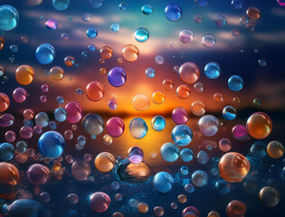 Generated image　浮かぶシャボン玉