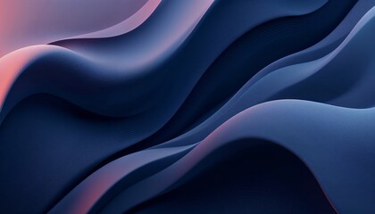 Obraz premium Elegant Abstract Wavy Layers with Subtle Textures and Smooth Gradient