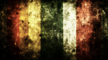 Grunge flag texture background design