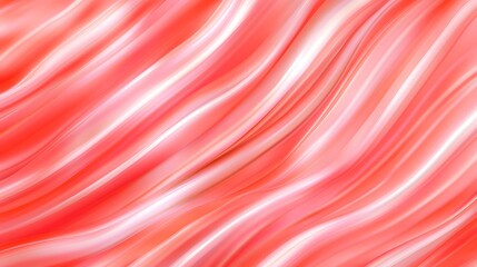 Soft Flowing Waves in Gentle Coral Tones Abstract Background