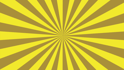 Obraz premium Comic abstract yellow and brown background. pop art comic-style vector background