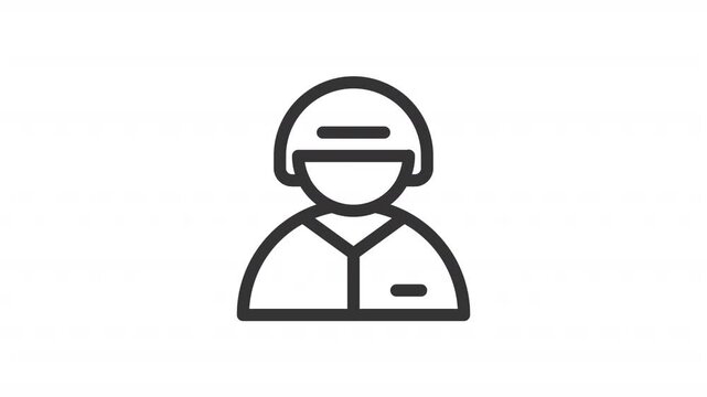 Soldier animation icons for social media, presentations, videos, websites, etc. No background, Alpha channel.