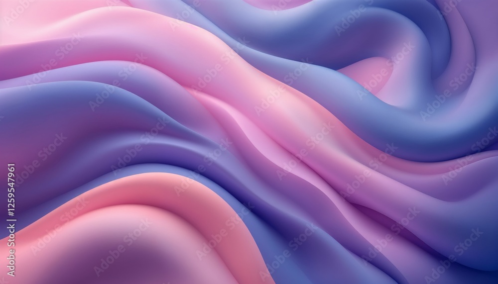 Sticker gradient wave serenity abstract background pastel color harmony