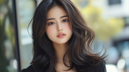 Obraz premium 美しさ, 顔, モデル, 笑う, ファッション, 人々, 髪の毛, 笑みを浮かべている, 人, ブルネット, シティ, アウトドア, 通り, ライフスタイル, 淑女, 1, 頭, ハピネス, 化粧,女, 美しさ, 髪の毛, モデル, ファッション, 顔, うっとりさせる魅力, 化粧, 人, ドレス, ブルネット, 肌, 唇, 化粧, 淑女, 目, 暗い, 黒, ふしだらな, スタジオ, 好色