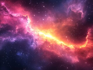 Fototapeta premium Abstract cosmic flare effects background. Featuring cosmic flare effects and vivid colors. Emphasizing depth and shine. Ideal for space and artistic themes.