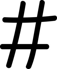 Fototapeta premium symbol of hastag