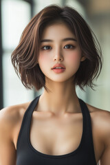 Fototapeta premium 女, 美しさ, 笑みを浮かべている, 人々, 髪の毛, モデル, 顔, 笑う, 人, 淑女, サマータイム, フィットネス, ライフスタイル, アウトドア, ビジネス, アーバン, ファッション, 1, ブルネット, 女性実業家, 女, ファッション, 美しさ, モデル, 人々, シティ, 髪の毛, 通り, スーツの上着, 笑う, 人, 淑女, ドレス, 1, 秋, 冬, 顔, 女性実業家, アー