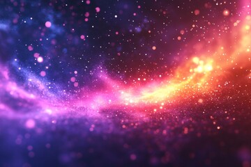 Fototapeta premium Abstract cosmic flare textures background. Featuring cosmic flare textures and bright colors. Emphasizing depth and brilliance. Ideal for space and artistic themes.