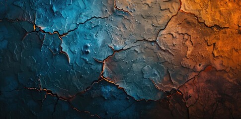 Naklejka premium abstract background of blue, brown and orange colors