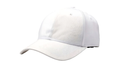 Blank White Baseball Cap Product Shot