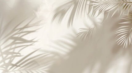 abstract background with a palm leaf shadow