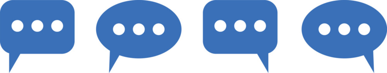 Notification message icon symbol or contact alert vector app, web flat design set isolated on transparent background notice pointer with incoming message. Social media chat communication