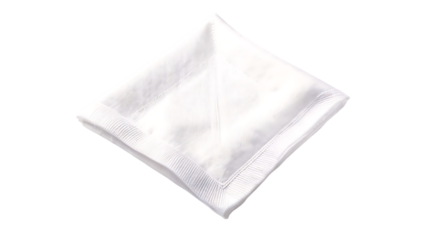 White Linen Dinner Napkin Elegant Table Setting