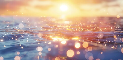 abstract background with blurred sea water