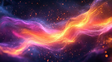 Abstract cosmic glowing energy background. Featuring cosmic glowing energy with bright colors. Emphasizing depth and radiant flow. Ideal for space and artistic themes.
