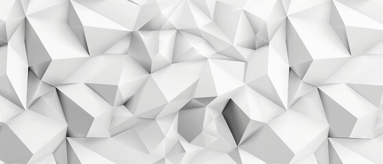 Fototapeta premium White silver geometric universal background with an elegant seamless triangular pattern, minimalist halftone design, and modern monochrome style for sophisticated business presentations