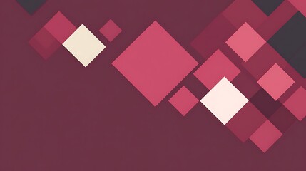 Abstract red diamond shapes background
