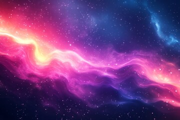 Obraz premium Abstract cosmic light gradients background. Featuring cosmic light gradients and vivid colors. Emphasizing movement and depth. Ideal for space and artistic themes.