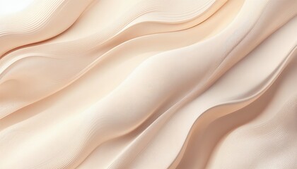 Obraz premium Subtle peach waves flowing in delicate organic undulation