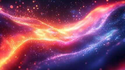 Obraz premium Abstract cosmic light textures background. Featuring cosmic light textures and vibrant colors. Emphasizing depth and modernity. Ideal for space and creative themes.