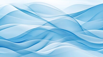 Obraz premium Blue waves forming a calm natural background