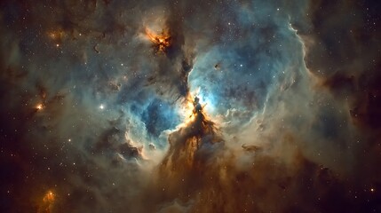 Cosmic Nebula Starbirth, Space, Universe