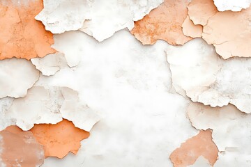 Obraz premium Textured abstract background of peeling paint in soft colors artistic design modern environment