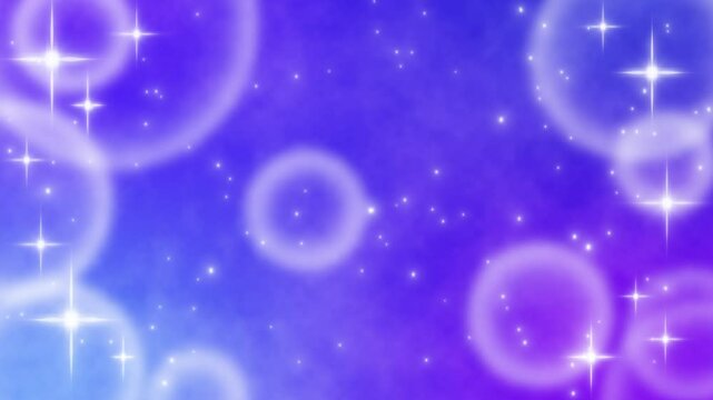 キラキラ星のかわいい背景素材