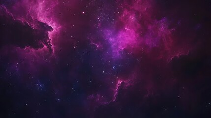 Fototapeta premium Pink nebula cosmic background