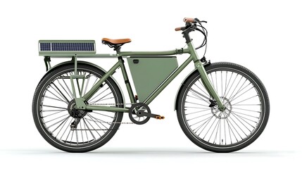 bicycle on white background