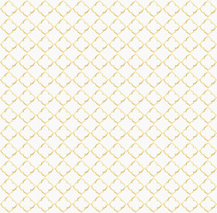 3D golden islamic seamless pattern. Vector illustration golden ornament for background, wallpaper and backdrop pattern.