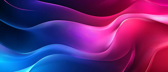 Fototapeta premium Abstract neon light background with glowing pink and blue colors, futuristic and vibrant, ultra-realistic