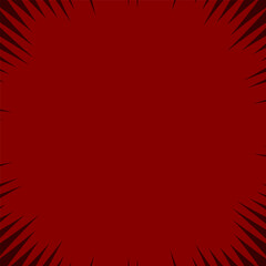 Dynamic Red Background With Black Edge Spikes for Graphic Design