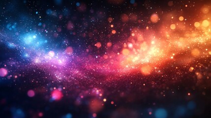 Abstract cosmic shimmer bursts background. Featuring cosmic shimmer bursts and vivid colors. Emphasizing depth and motion. Ideal for space and dynamic themes.