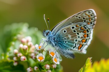 Obraz premium butterfly on a flower