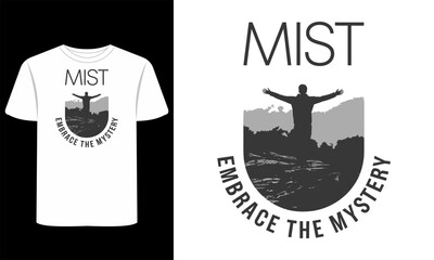 Mountains & Trendy Outdoor-Themed T-Shirt Graphics