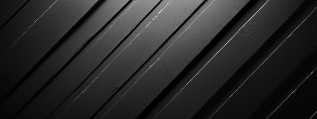 Obraz premium Abstract geometric wallpaper with diagonal lines on a black background. Ideal for design templates, banners, and modern digital backgrounds.