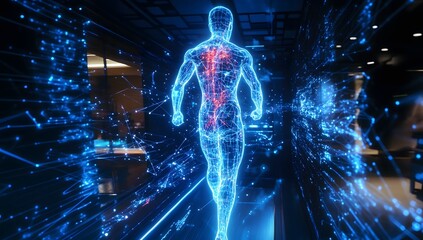 Digital Human Spine Walkway Tech