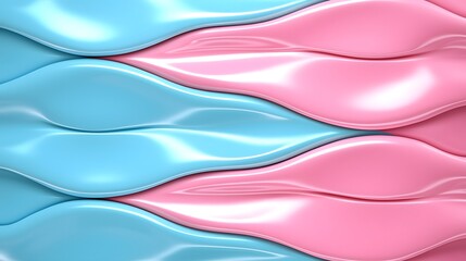 Obraz premium Abstract Wavy Texture in Pink and Blue Tones for Design Use