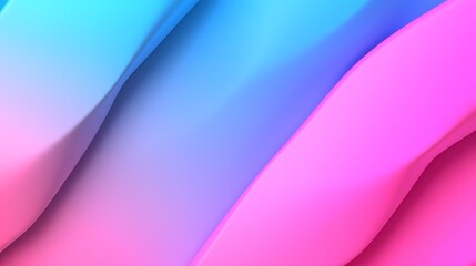 Colorful Abstract Wave Pattern in Shades of Blue and Pink Tones