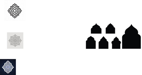 islamic window black